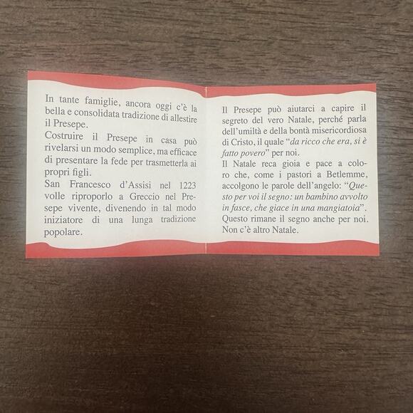 Nativity Made from Italian Olive Wood Handcrafted by Clarisse Sisters of Alabano - Picture 11 of 13